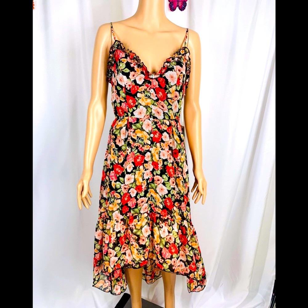 Blashe Floral High Low Dress